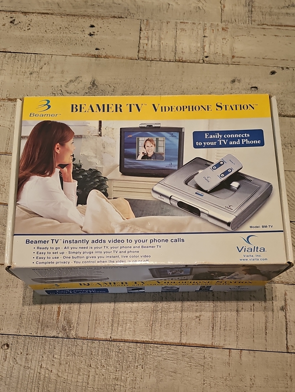 Vintage Tech ✨️ Vialta Beamer TV Videophone Station (Model BM-TV) ✨️ NEW IN BOX